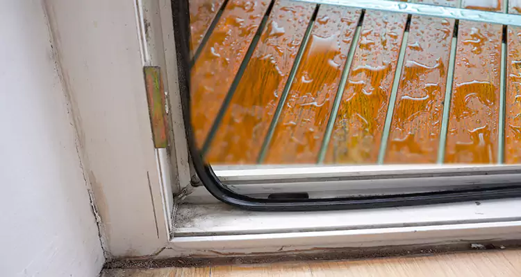 Water Leaking Wooden Patio Doors Repair in Crestview, FL