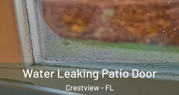 Water Leaking Patio Door Crestview - FL
